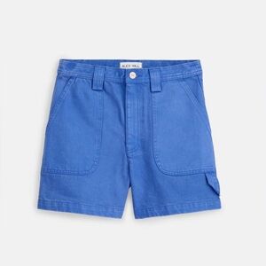 Alex Mill Phoebe Short recycled denim Cotton Blue 8